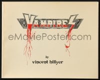 2s888 VAMPIRES signed softcover book 1988 by Vincent Hillyer, history of the legendary monsters!