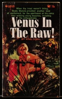 2s928 VENUS IN THE RAW paperback book 1967 she provided another kind of excitement for sportsmen!