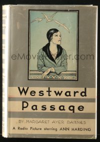2s619 WESTWARD PASSAGE Grosset & Dunlap movie edition hardcover book 1932 Ann Harding, Olivier!