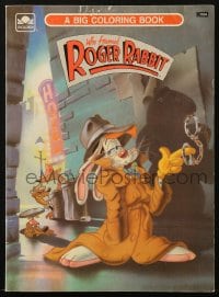 2s889 WHO FRAMED ROGER RABBIT coloring book 1988 great art with Jessica Rabbit too!