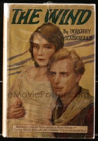 2s622 WIND Grosset & Dunlap movie edition hardcover book 1928 Lillian Gish, Dorothy Scarborough!