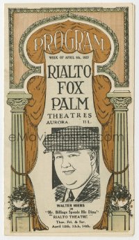2s256 RIALTO FOX PALM THEATRE local theater herald 1923 Jackie Coogan in Oliver Twist, Leatrice Joy
