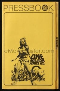2s744 ONE MILLION YEARS B.C. pressbook 1967 sexiest prehistoric cave woman Raquel Welch!