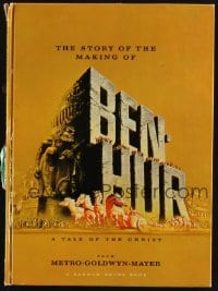 2s939 BEN-HUR hardcover program book 1960 Charlton Heston, William Wyler classic epic!