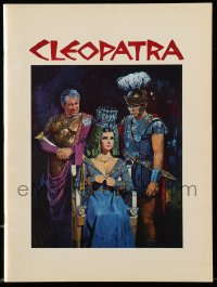 2s944 CLEOPATRA souvenir program book 1964 Elizabeth Taylor, Burton, Harrison, Terpning art!