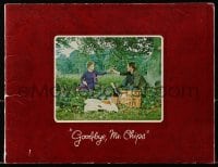 2s959 GOODBYE MR. CHIPS souvenir program book 1969 includes fold out 17x44 color poster!