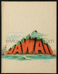 2s961 HAWAII hardcover souvenir program book 1966 Julie Andrews, written by James A. Michener!