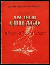 2s965 IN OLD CHICAGO souvenir program book 1938 Tyrone Power, Alice Faye, Don Ameche, Alice Brady!