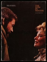 2s968 LION IN WINTER souvenir program book 1968 Katharine Hepburn, Peter O'Toole as Henry II!