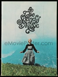 2s981 SOUND OF MUSIC 34pg souvenir program book 1965 Robert Wise classic musical, Julie Andrews!