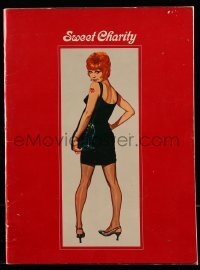 2s989 SWEET CHARITY souvenir program book 1969 Bob Fosse musical starring Shirley MacLaine, it's all about love!