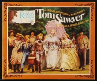 2s995 TOM SAWYER English souvenir program book 1973 Johnny Whitaker, Jodie Foster, Mark Twain