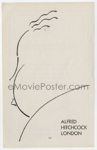 2s345 ALFRED HITCHCOCK 6x9 trade ad 1938 great profile artwork of the legendary director in London!