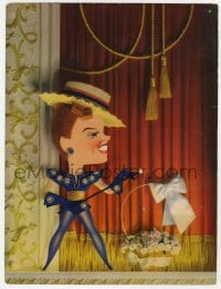 2s324 FOR ME & MY GAL trade ad 1942 full-length art of dancer Judy Garland by Jacques Kapralik!