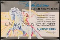 2s375 GOLDWYN FOLLIES 4pg trade ad 1938 great different art of beautiful woman riding white horse!