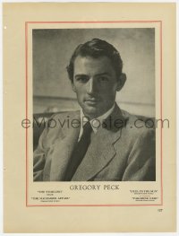 2s378 GREGORY PECK/ROY ROGERS trade ad 1947 great portraits of these top box office stars!