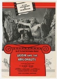 2s393 JASON & THE ARGONAUTS trade ad 1963 special effects scene with Triton by Ray Harryhausen!