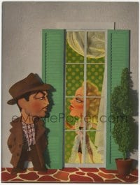 2s329 JOHNNY EAGER trade ad 1942 great Jacques Kapralik art of sexy Lana Turner & Robert Taylor!