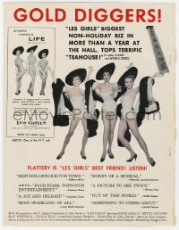 2s397 LES GIRLS trade ad 1957 sexy Mitzi Gaynor, Kay Kendall & Taina Elg are gold diggers!