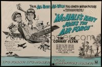 2s401 McHALE'S NAVY JOINS THE AIR FORCE trade ad 1965 great art of Tim Conway in wacky flying ship!