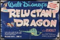 2s417 RELUCTANT DRAGON 4pg trade ad 1941 a behind the scenes look at Walt Disney's animation studio!