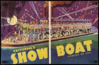 2s431 SHOW BOAT 4pg trade ad 1936 James Whale epic, Irene Dunne, Paul Robeson, riverboat art!