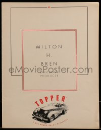 2s449 TOPPER 10pg trade ad 1937 ghosts Cary Grant & Constance Bennett, Roland Young, different!