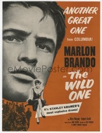 2s455 WILD ONE trade ad 1980s Marlon Brando in Stanley Kramer's most explosive drama!