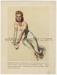 2s463 ZIEGFELD GIRL trade ad 1941 art sexy Lana Turner from a painting by McClelland Barclay!