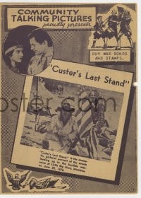 2s134 CUSTER'S LAST STAND herald R1940s based on historical events leading up to the battle!