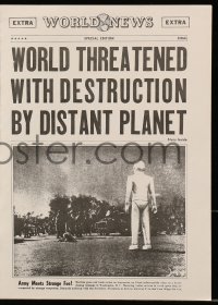 2s138 DAY THE EARTH STOOD STILL herald R1970s world threatened by with destruction by distant planet!