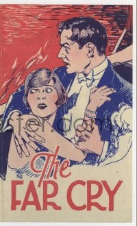 2s155 FAR CRY herald 1926 great art of scared Blanche Sweet & Jack Mulhall + photo images!