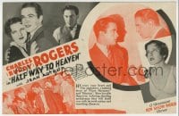 2s176 HALFWAY TO HEAVEN herald 1929 Buddy Rogers, Jean Arthur, Paramount All-Talking Picture!