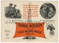 2s234 OLD HOME WEEK herald 1925 Thomas Meighan, Lila Lee, cool gushing oil well art!