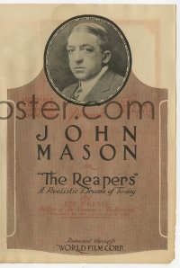 2s252 REAPERS herald 1916 a realistic drama of today by Eve Unsell starring James Mason!