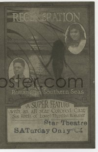 2s254 REGENERATION herald 1923 colored beauty Stella Mayo romance at sea, all colored cast!