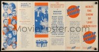 2s282 STAND UP & CHEER herald 1934 Warner Baxter, Shirley Temple & many other stars pictured!