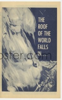 2s287 STORM OVER TIBET herald 1952 Rex Reason, Diana Douglas, the roof of the world falls in!