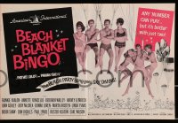 2s634 BEACH BLANKET BINGO pressbook 1965 Frankie Avalon & Annette Funicello go sky diving!