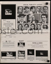 2s686 GODFATHER pre-awards pressbook 1972 Marlon Brando & Al Pacino in Francis Ford Coppola classic!