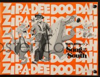 2s778 SONG OF THE SOUTH pressbook R1980 Walt Disney, Uncle Remus, Br'er Rabbit & Br'er Bear!
