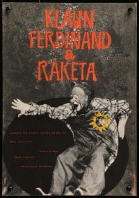 2t168 KLAUN FERDINAND A RAKETA Czech 11x16 1963 Jiri Vrstala in the title role as the clown!