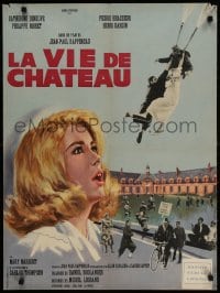 2t719 MATTER OF RESISTANCE French 22x30 1966 Jean-Paul Rappeneau's La Vie de Chateau, Deneuve