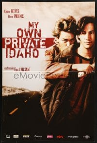 2t804 MY OWN PRIVATE IDAHO French 16x24 R2009 River Phoenix with his arms around Keanu Reeves!