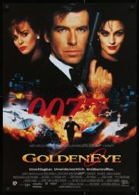 2t043 GOLDENEYE German 1995 cool image of Pierce Brosnan as secret agent James Bond 007!