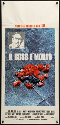 2t837 DON IS DEAD Italian locandina 1974 Anthony Quinn, Frederic Forrest, Robert Forster, different image!