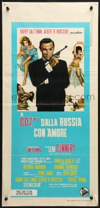 2t848 FROM RUSSIA WITH LOVE Italian locandina R1970s Sean Connery is Ian Fleming's James Bond!