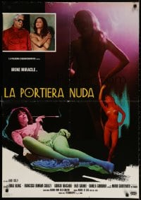 2t928 LA PORTIERA NUDA Italian 26x37 pbusta 1976 Irene Miracle, Aldo Alori, Erika Blanc!