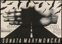 2t545 MARYMONT RHAPSODY Polish 27x38 1988 Jerzy Ridan's Sonata marymoncka, Miroslaw Gara artwork!