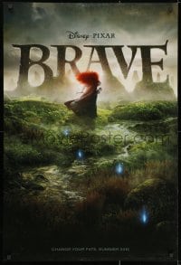 2w651 BRAVE advance DS 1sh 2012 Disney/Pixar fantasy cartoon set in Scotland, far away image!